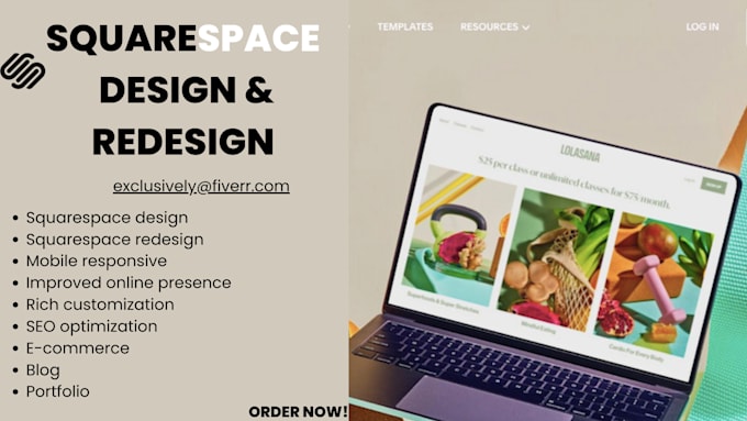 Design stunning and responsive squarespace website design and redesign ...