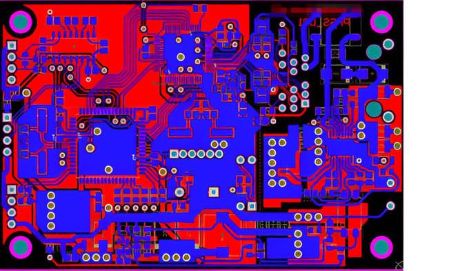 Design of electronic circuits pcb electronic board by Adamsngono Circuit Diagram