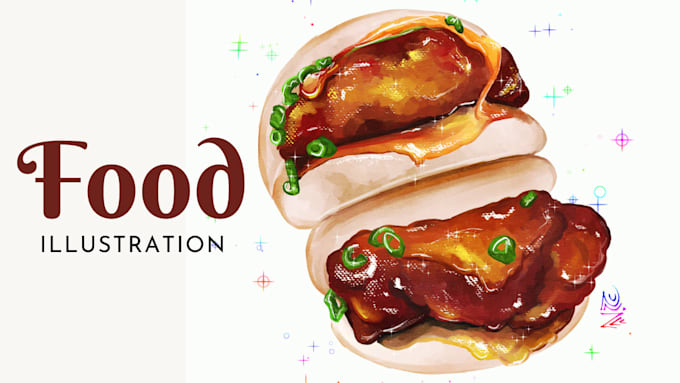 do menu and recipe illustration