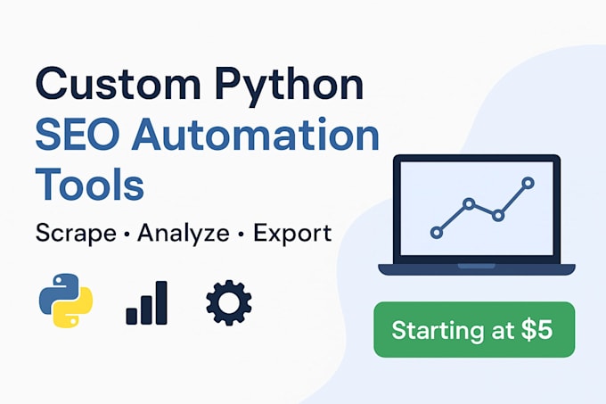 build a python tool to automate your SEO tasks