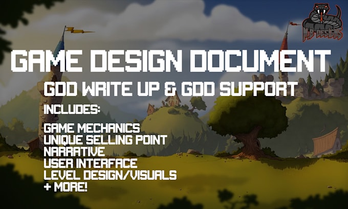 Script Image Document Games Write a game design document for any game by Marcbrown0401 | Fiverr