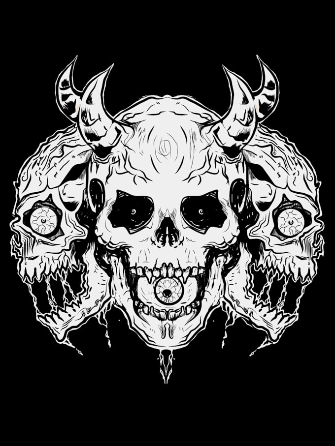 Draw anything dark, horor, brutal, hardcore art illustration by Goodpencil Fiverr