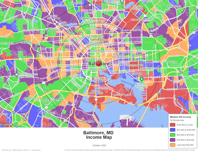 Create income map and report within the us by Amajc77 | Fiverr