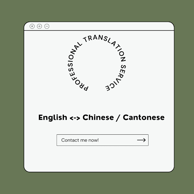 Help translate english to chinese cantonese quickly by Thomas0513 Fiverr