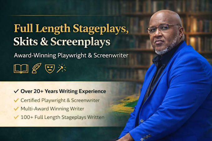 write your skit or full length stage play