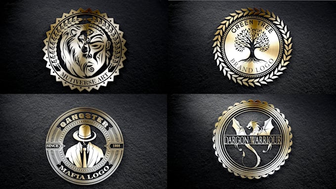 design retro vintage badge or stamp style logo
