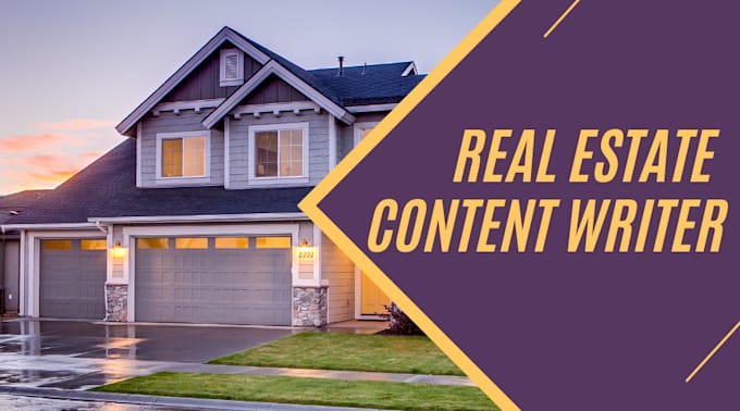 write engaging real estate blog or articles