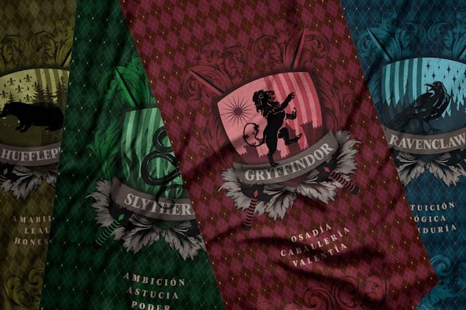 Customize harry potter, ready to print house flags by Miss_katy | Fiverr