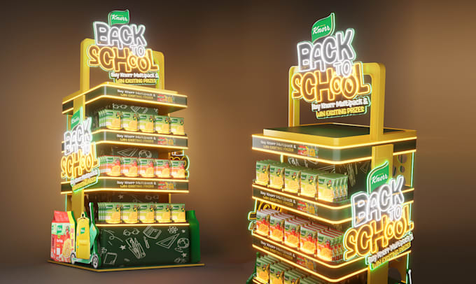 expertly give you instore 3d design services
