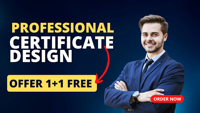 create professional certificate award, certificate design