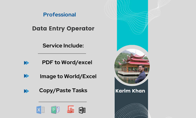 do data entry work and typing work