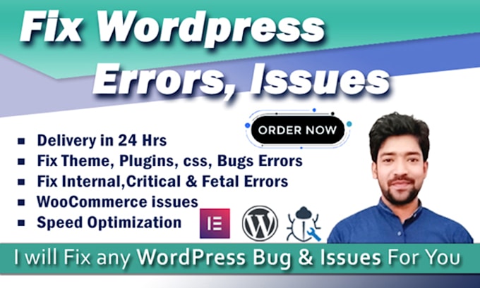 solve any wordpress error, fix wordpress issue, bug fix, guarantee