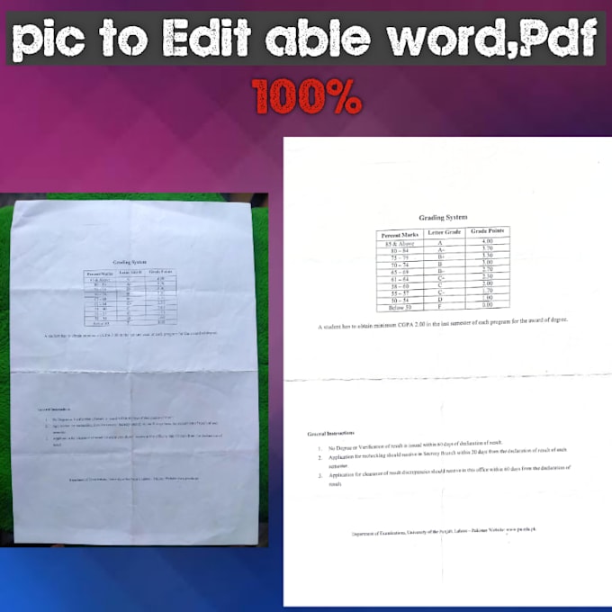Change picture to edit able word,pdf by Muneebrrr | Fiverr