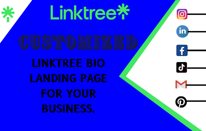 Create a compelling bio link landing page for your business by