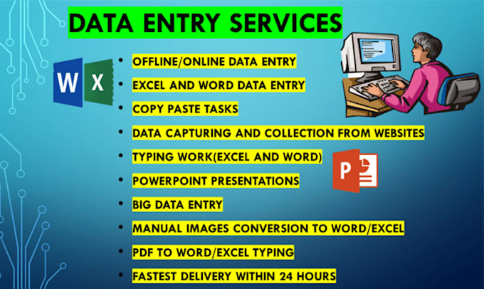 Do accurate data entry with extracting and collection by Asadaliskt06 ...