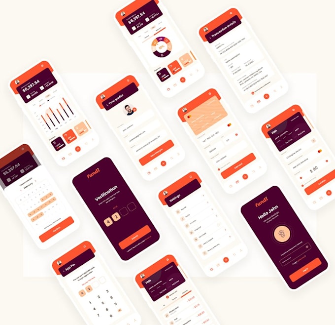 Design amazing ui ux for your mobile app and web app by Sameergautam885 ...