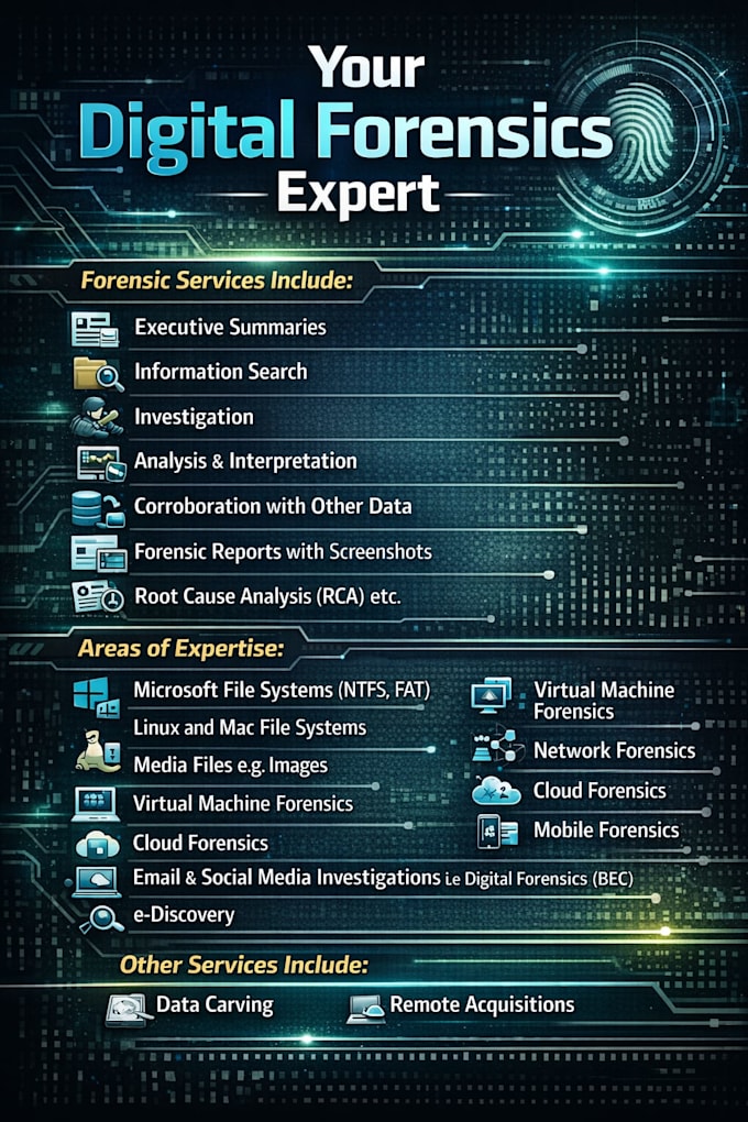 conduct a digital forensics investigation