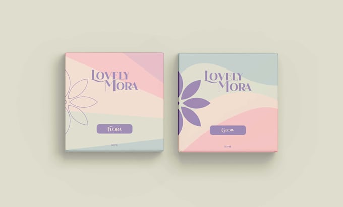 do minimal label or box packaging design