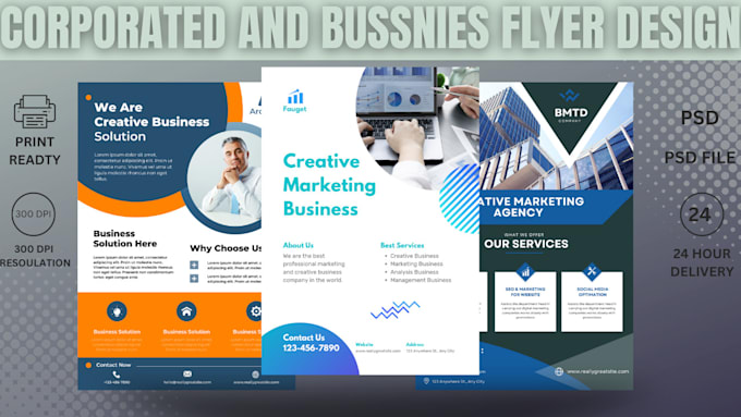 Design urgent business flyers and marketing materials by 