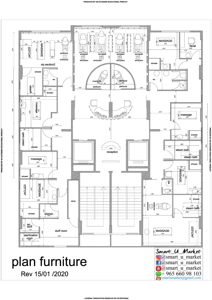 Specialize In Creating Floor Plans In Autocad In 1 Day By Smartumarket Fiverr