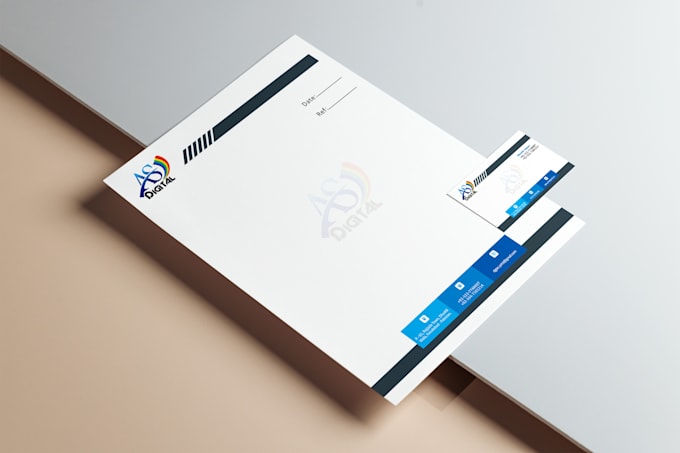 design business card, letterhead and stationery