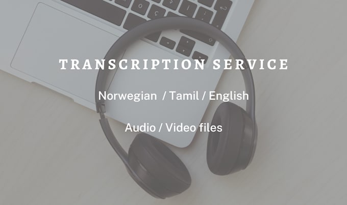 transcribe your audio and video files