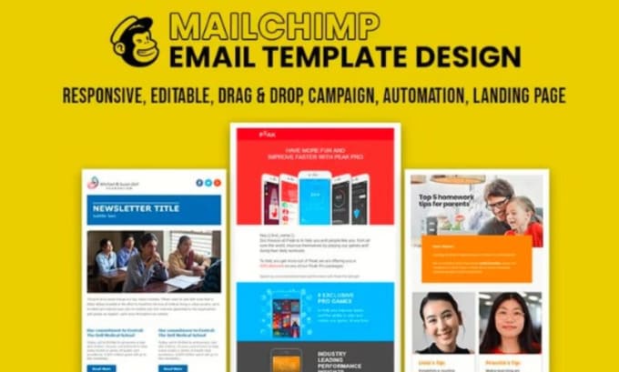 Design mailchimp newsletter mailchimp email template mailchimp campaign