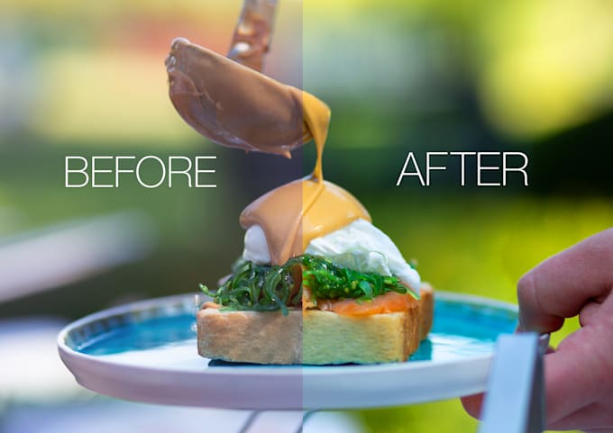 professionally process food photos