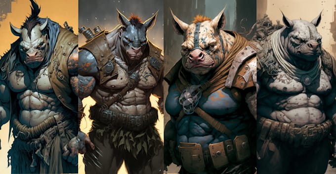 Big Deals! I will animal character design and concept art for you