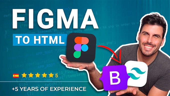 Convert figma to html, responsive, tailwind css, bootstrap by Jpaask ...