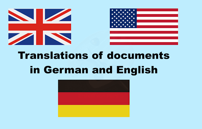 translate your documents in english and german