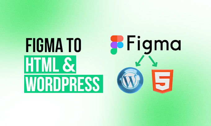 convert figma ui design to wordpress website