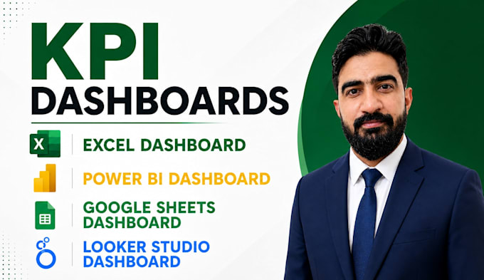 create KPI dashboard using excel, power bi and google sheets