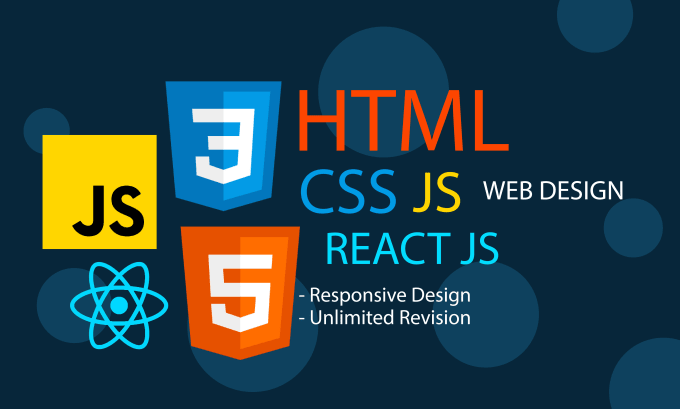 Develop a website using html, css, javascript, react by Ashofz | Fiverr image.