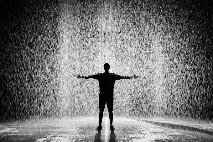 create meditation, relaxing, yoga, spa, nature, raining music video