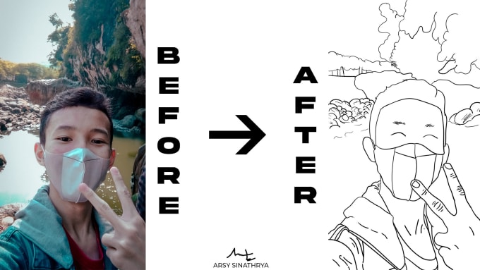 make vector line art from your photos