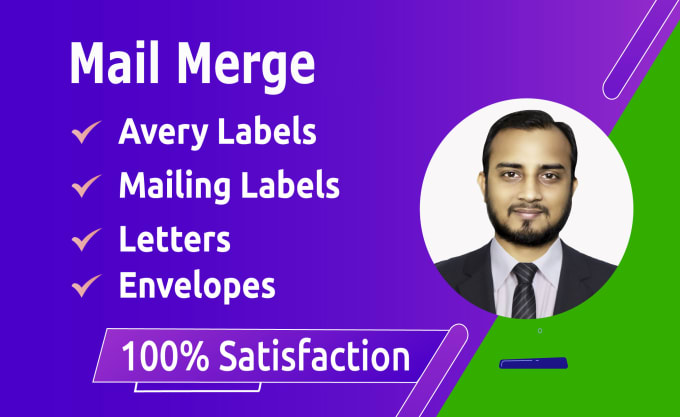 Do Avery Mail Merge For Labels Envelopes And Letters In 24 Hours By Leadgensohel Fiverr 8350