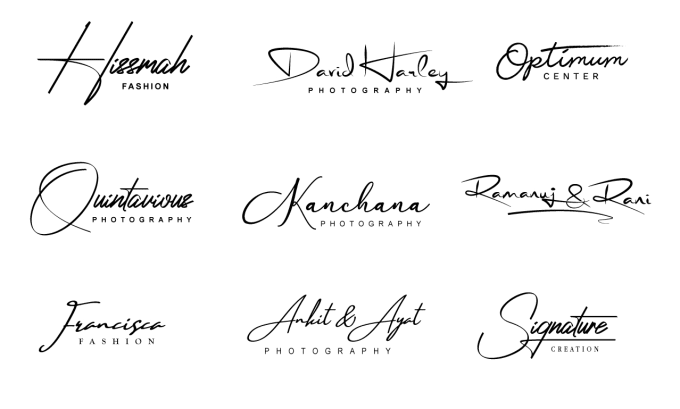 Design handwritten, script, signature and calligraphy logo by Mahideen ...