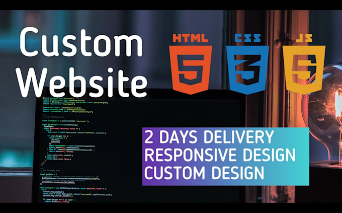Make you a responsive and custom one page website by Maxkroon9 | Fiverr