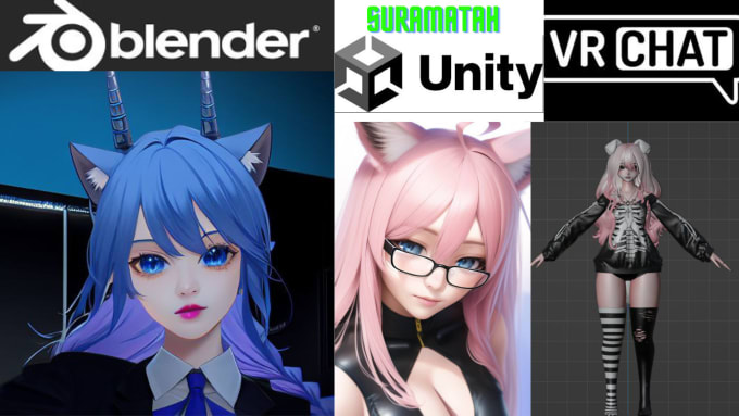 Do advance quality vrchat avatar furry avatar vrc character vrchat ...