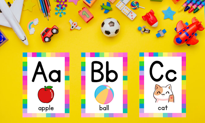 create digital printable flashcards