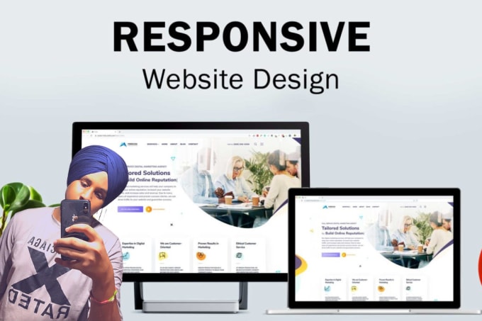 Create a clean and responsive website in html and css by Jujharsingh07 ...