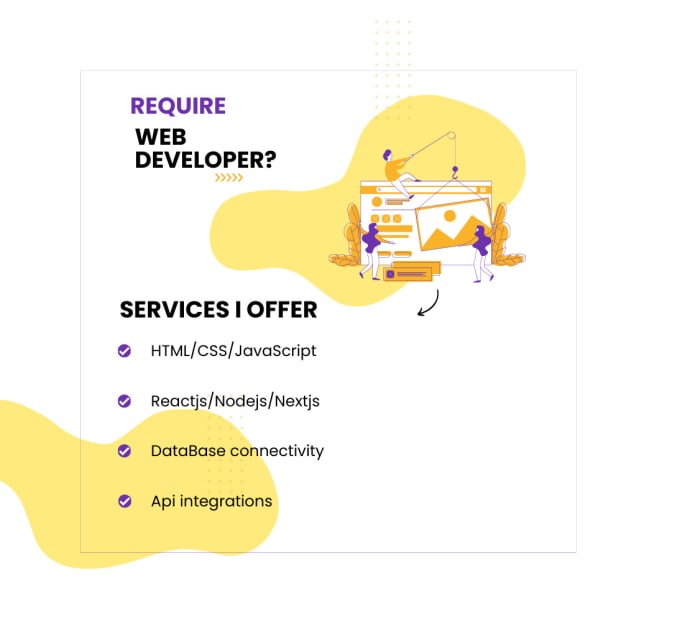 Do web development using html ,css, javascript , reactjs and nodejs by ...