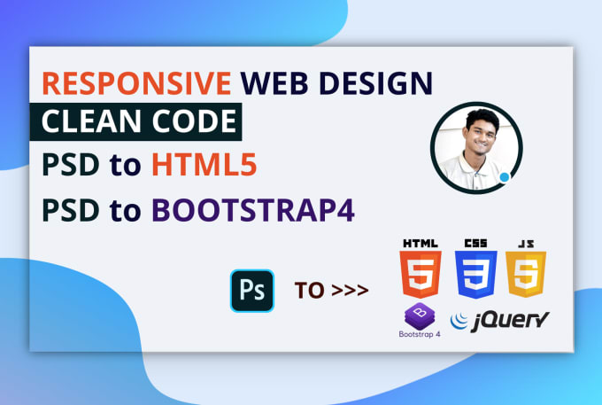 Create beautiful website design with html css and bootstrap by ...