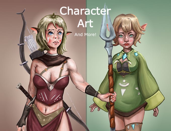 draw your dnd, rpg character art