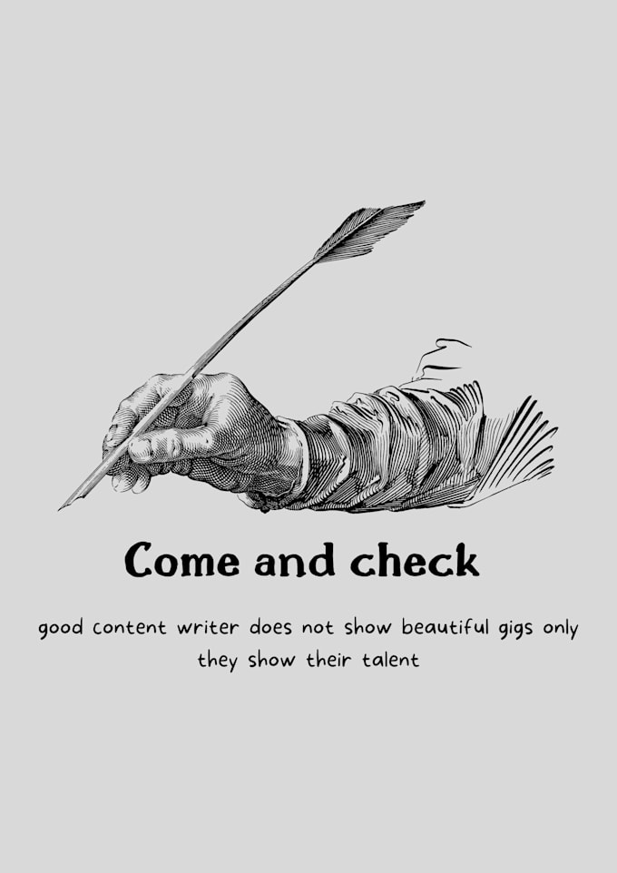 Do write good content for any platform by Thinuwork Fiverr