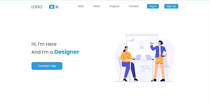 Create responsive website in html css javascript by Redbpro1 | Fiverr