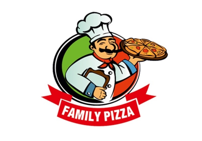 design high quality pizza logo in high definition