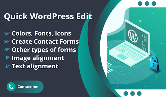 quick edit your wordpress website