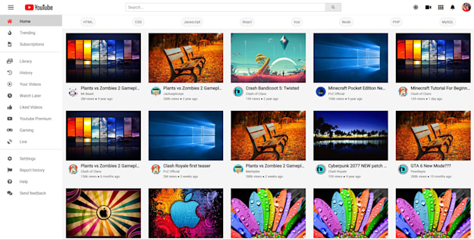 Make a website using html from your design by Dhani_767 | Fiverr